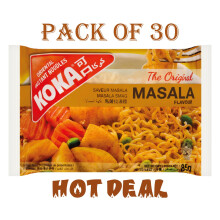 Koka Instant Masala Flavour Noodles – 85g (Pack of 30) | Authentic Indian Spice Blend | No MSG | Quick & Easy Meal or Snack