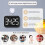 Timer per aula 90x65x25mm, 99:59 conteggio alla rovescia 5