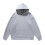 (S, Flower gray) Men s casual pullover solid color sweatshirt suitable for autumn and winter 1