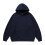 (XL, navy blue) Men s casual pullover solid color sweatshirt suitable for autumn and winter 1