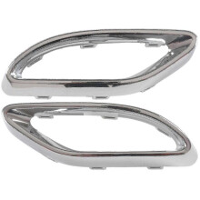 1 Pair Rear Exhaust Pipe Trim Frame Fit for Mercedes W177 A W238 E W205 C 2058852221,2058852321
