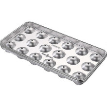Stainless Steel Ice Cube Tray Round Ice Cube Maker Mold Home Party Cube Trays for Freezer Ice Cube