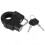 Universal Motorcycle 22mm/0.9in Handlebars Helmet Lock Set Padlock Accessories 3