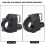 Universal Motorcycle 22mm/0.9in Handlebars Helmet Lock Set Padlock Accessories 1