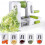 4 -blade Foldable Vegetable Spiralizer - Zucchini Noodle & Veggie Pasta Spaghetti Maker 1