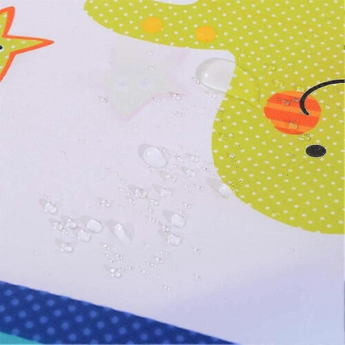 Round Polyester Shower Curtain Hanging Thermal Insulation Thickened Double Zipper D100 * L200cm 1