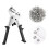 Hole Punch Set Handheld Shoe Eyelet Punch Portable Hand Punch (silver) (1pcs) 3