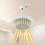 1pc Space Heater, Electric Warmer, Ceiling Fan Light with Heating Function 4