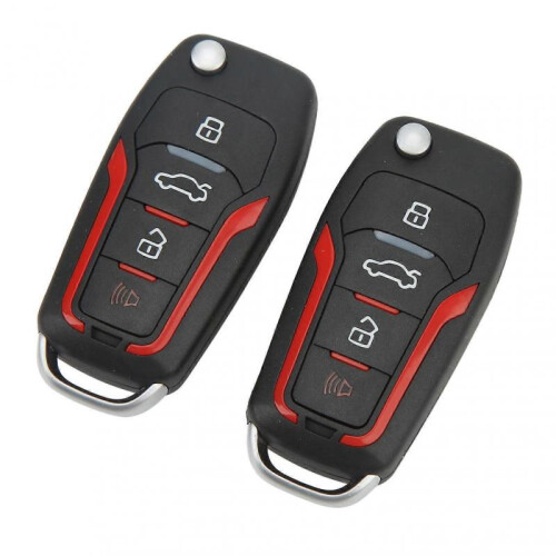 Car Keyless Entry System 12V Anti Theft One Button Start Remote Lock System Universal for Autos 2