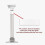 (Straight pipe) For StarLink Gen3 Roof Wall Mount 4