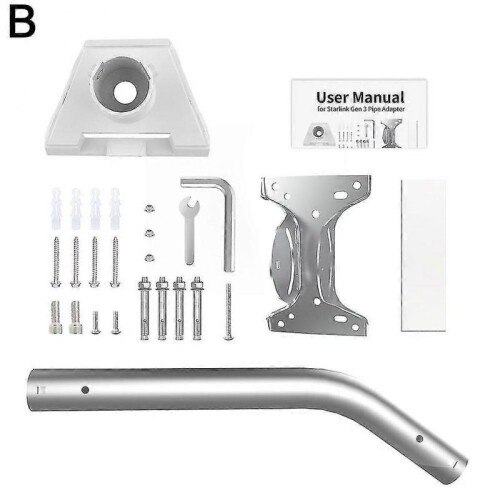 (Elbow pipe) For StarLink Gen3 Roof Wall Mount