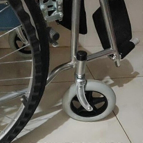 2pcs 7-inch Inner Hole Diameter 8mm Wheel Replacement for Wheelchairs, Rollators, Walkers, And More 2