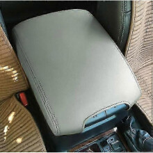 (grey) For Toyota Land Cruiser Prado 150 2010 2011 2012 2013 2014 2015 2016 2017 2018 -2021 Microfibre Leather Center Armrest Cover