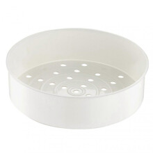 Universal Plastic Steamer Basket Replacement for 2L Electric Rice Cooker Durable Multi-Purpose Accessory with Vent Holes Lightweight and BPA-Free Desi