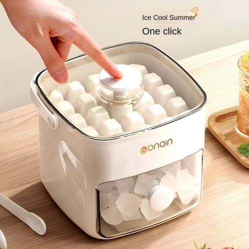 Portable Ice Maker – 48-Cube Countertop Machine w/ One-Click Release 2