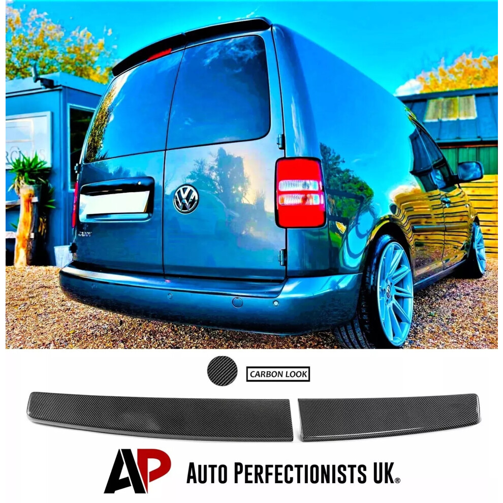 For Vw Caddy & Maxi Van Sportline Rear Twin Barn Door Roof Spoiler 3-20 5061072663468