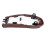 Motorcycle Seat Cushion CG125 Modification Brown Diamond Pattern Comfortable Durable PU Leather Vintage Style Replacement for Customisatio 5