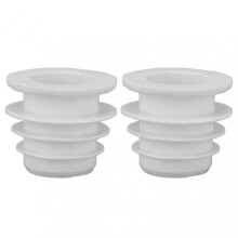 2PCS Conical Valve Adapter Sleeves W70263 Compatible Replacement for Pentair Separator W63900 Durable Plastic Material Easy Installatio