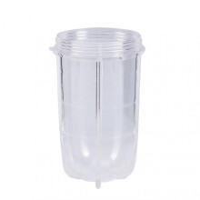 Transparent Long Juice Blender Cup with Handle Durable BPA-Free Plastic 700ml Capacity Easy to Clean Replacement Accessory for Smoothies and Juice