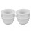 2PCS Conical Valve Adapter Sleeves W70263 Compatible Replacement for Pentair Separator W63900 Durable Plastic Material Easy Installatio 2