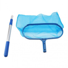 Pool Cleaning Tool Set Deep Leaf Skimmer Net with Telescopic Pole Durable Lightweight Easy to Use Aluminium Frame Fine Mesh Ideal for Clearing Debris