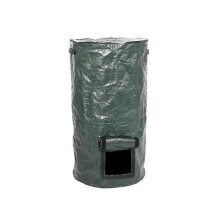 Garden Compost Bin Durable Waterproof Waste Bag Eco-Friendly Outdoor Composting Solution 35x60cm High Capacity Portable Gardening Too