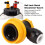 5/16 Quick Push Fit Ball Lock Connector Gas Input Yellow Liquid Durable Plastic Easy Installation Compact Design for Brewing System 3