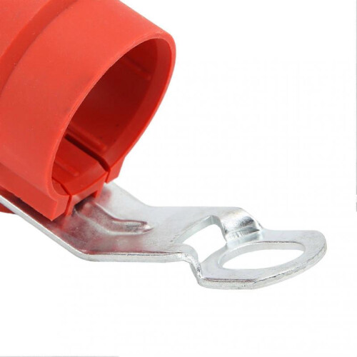 Trailer Connector Holder Durable 7 Pin Plug 13 Pole Socket Red Sturdy Plastic Construction Secure Mounting Bracket for Vehicle Connectio 2