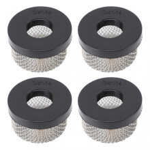 4PCS Stainless Steel Mesh Filters Replacement Livewell Pump Compatible 3/4 Inch 14 Female Thread Durable Corrosion Resistan