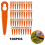 100Pcs for STIHL Polycut 2-2 ABS Cutting Blades Lawn Mower Replacement Parts 1