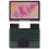 For Lenovo Tab Plus Leather Case+Bluetooth Keyboard with Backlight Trackpad 3