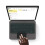 For Honor Pad V9 Leather Case+Touchpad Bluetooth Keyboard with Backlit 5