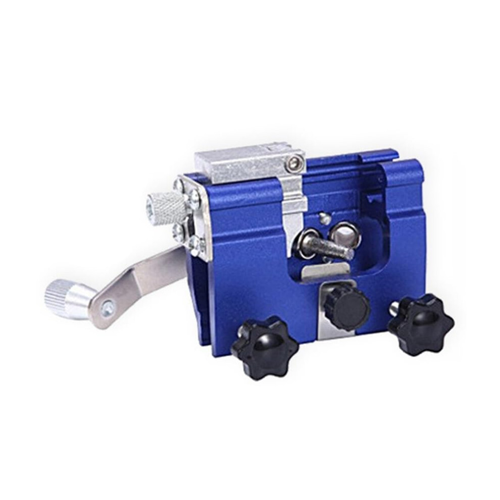 Chaaw Chain Sharpening Jig, Aluminum Alloy Hand Chain Saw Sharpener, For All Kinds Of Chain Saws/Electric Saws(Blue) 943784967704