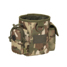 Compact Drawstring Tactical Dump Pouch Bag Dog Treat Training Pouch for Range Shooting, Hunting Airsoft