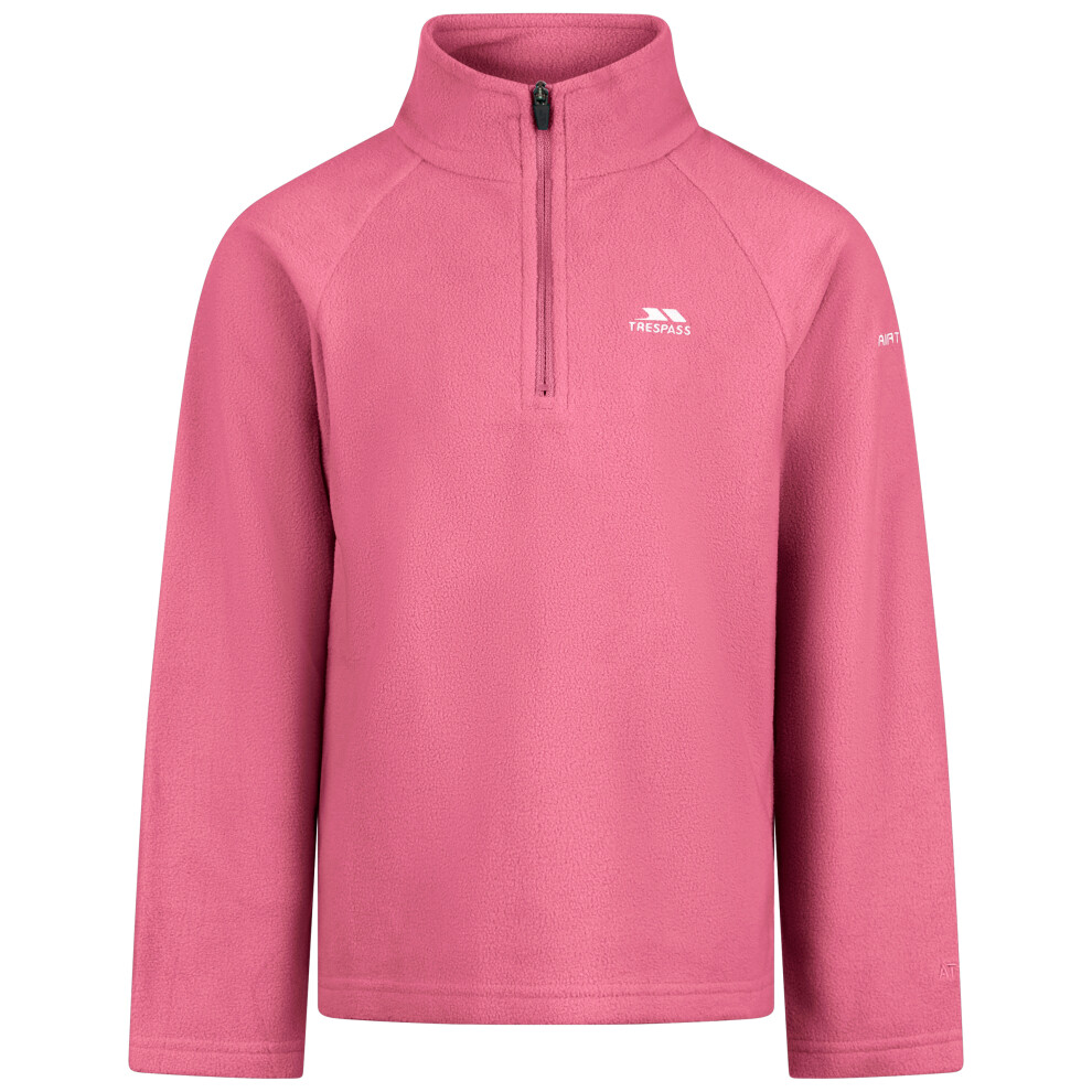 (5 years to 6 years, Rose Blush) Trespass Unisex Kids Fleece Top - Uliston