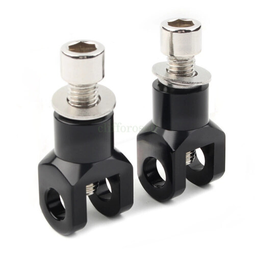 Black Motorcycle Rear Passenger Foot Pegs Bracket For Harley Softail 2000-2020 1