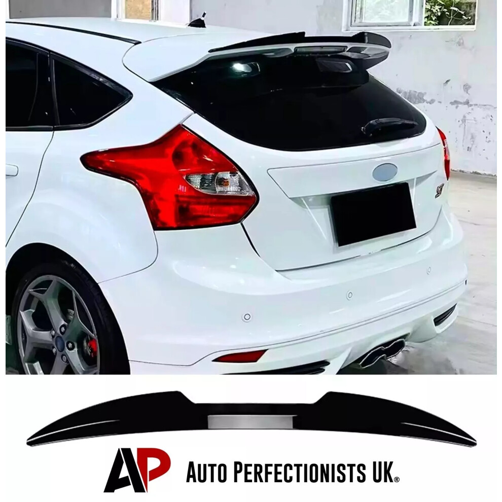 For Ford Focus 'St Style' Look Rs Mk3 Mk3.5 Rear Boot Roof Spoiler Wing 5061072665929