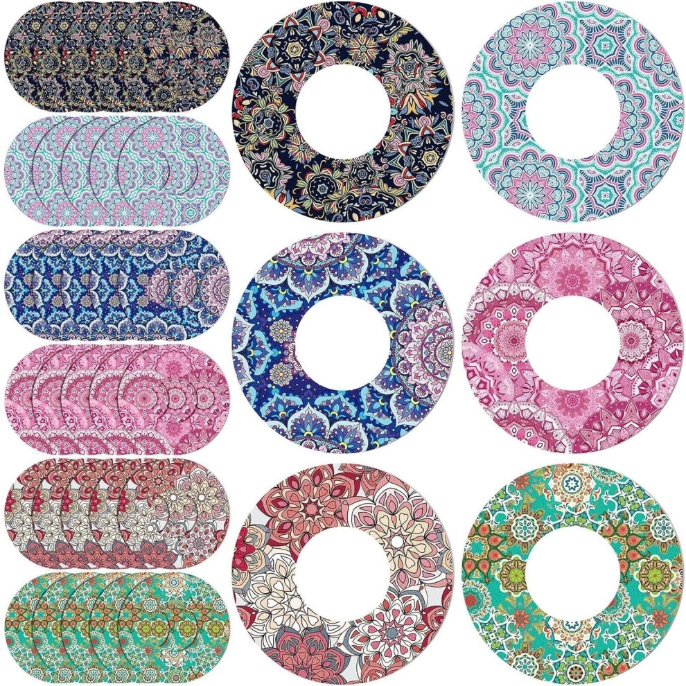 (For Freestyle Libre 2 Sensor, D017) 36Pcs/Pack CGM Patches for Freestyle Libre 2 Sensor Non Woven Adhesive Covers