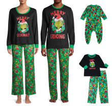 (Green, Baby-18-24M) Family Matching Christmas Pyjamas Adult Kids Xmas Nightwear Pajamas Pjs Set Uk