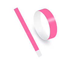 (Pink, 100pcs) 100PCS Tyvek Event ID Paper Wristbands Festival Party Security Club LGBT Bands New
