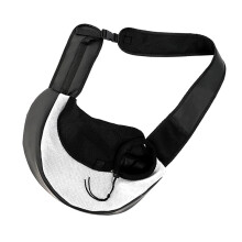 70% Polyester 30% PVC Pet Breathable Crossbody Bag Outdoor Pet Carrier Simple Style Comfortable for Your Pet Random