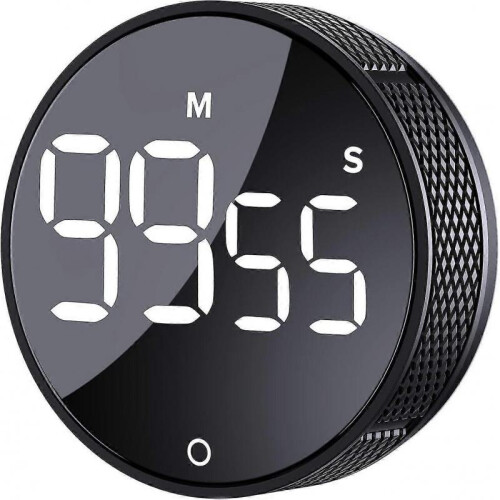 Digital Kitchen Timer, Visual Timer Large LED Display Magnetic Timer for Classroom Cooking Fitness Baking Learning Teaching
