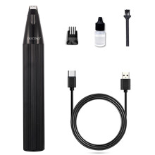 Dog Paw Clippers with LED, USB Rechargeable Professional Dog Grooming Kit, Low Noise