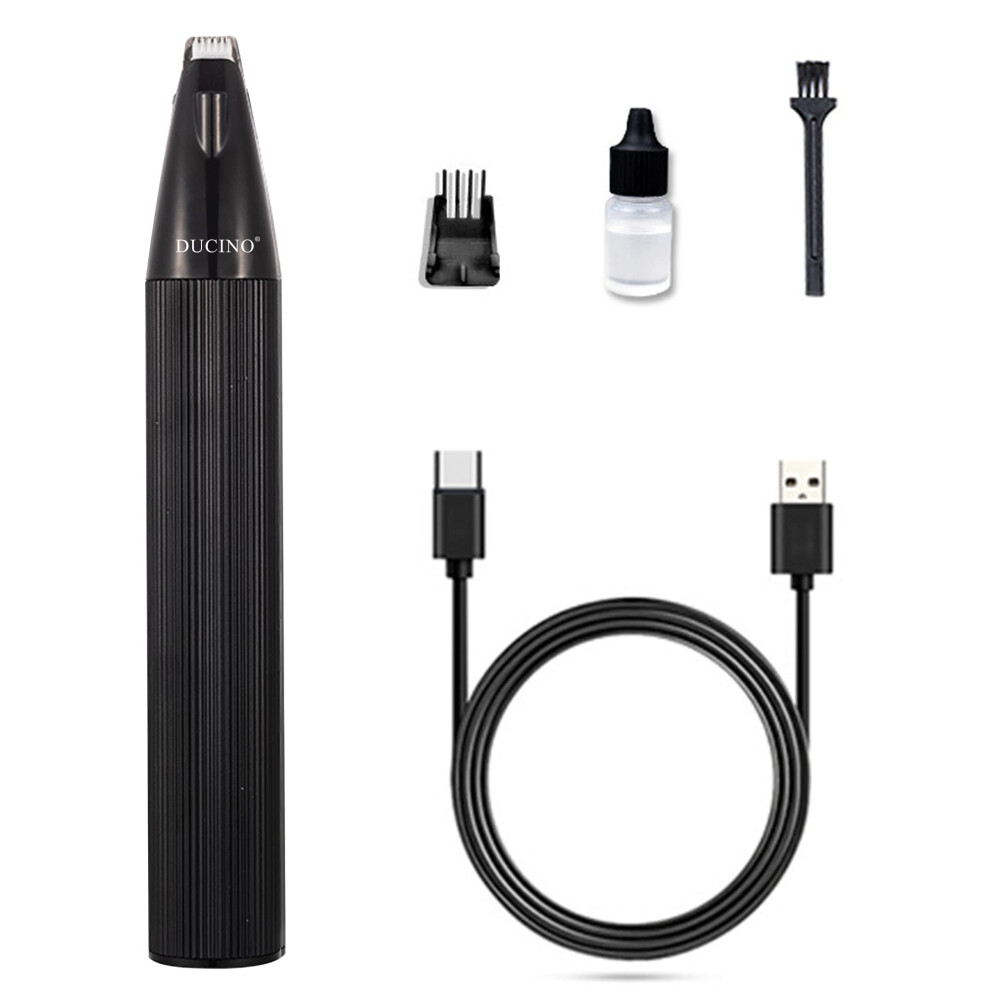 Dog Paw Clippers with LED, USB Rechargeable Professional Dog Grooming Kit, Low Noise