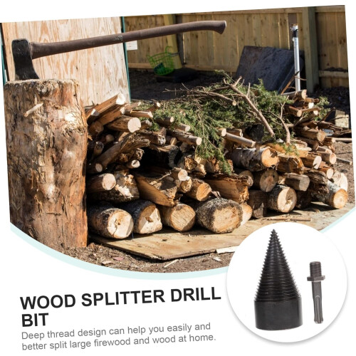Firewood Drill Log Splitter Woodworking Drill Bit Formula Dispenser Power Tools 2