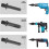 Firewood Log Splitter Drill Bit Set, 3PCS Removable Log Splitter Cone Screwdriver (32mm/38mm) 2