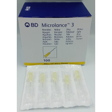 MICROLANCE 3 13 MM 30/100 30G 1/2 YELLOW STERILE PACK of 100 - REF:BECDI304000