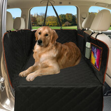 Back Seat Extender for Dogs, Hard Bottom Dog Car Seat Cover for Backseat Support 400lbs