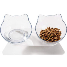 PurrBowl Orthopedic AntiVomiting Cat Feeder, Plastic, Adayu, Dog, Cat, Multiple Pets