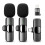 (Schwarz) YRF Kabelloses Lavalier-Mikrofon, kompatibel mit iPhone – Android-Computer, Mini-Mikrofon, kompatibel mit Live-Streaming, Video-R 1